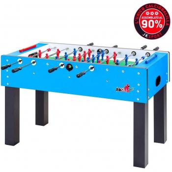 Calciobalilla JK Pro 300 – Set Aste Rientranti Azzurro con Palline
