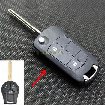 AURONOVA Modified Key Case for Nissan Juke Micra Qashqai