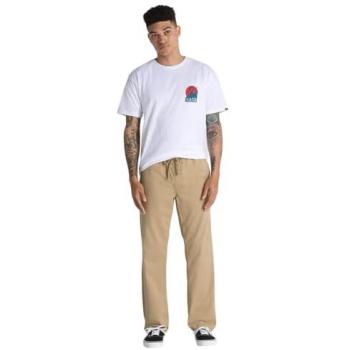 Vans Pantaloni Beige Relaxed Elastic S