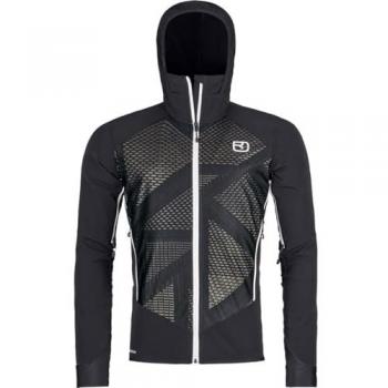 Giacca Ortovox Softshell nera Col Becchei Uomo