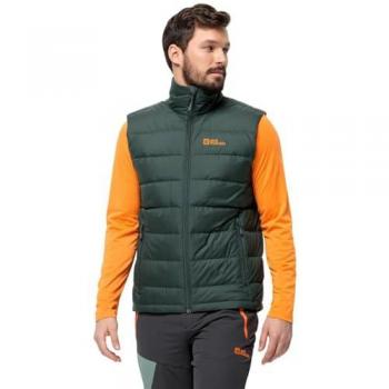 Chaleco ligero Jack Wolfskin Ather Down verde oscuro
