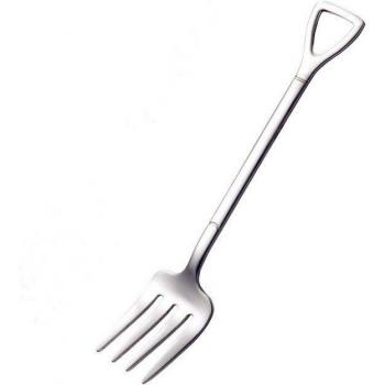 1PCS Rose Gold Stainless Steel Fruit Fork