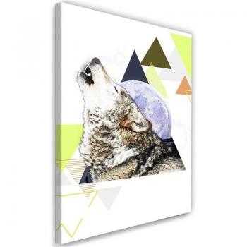Celestial Wolf Wall Art 40x60