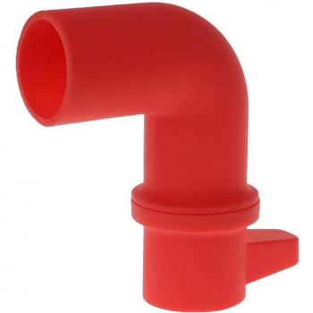 Soupape de vapeur flexible 360° en silicone rouge pour autocuiseur
