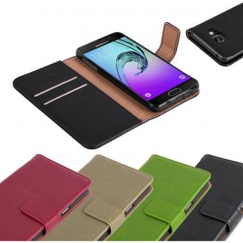 Funda Estilo Libro Samsung Galaxy A3 2016 Marrón Capuchino