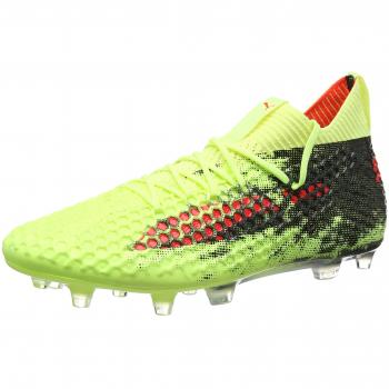 PUMA Future 18.1 Netfit FG/AG, Calzature Sportive Uomo, Giallo