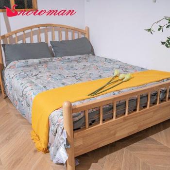 Dünne Kühl-Decke mit Blumenmuster