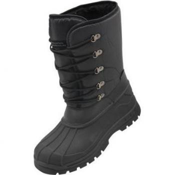 Mountain Warehouse Mens Plough Snow Boots (Black, Size 8)