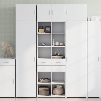 Armario de madera blanca 70x42,5x225 cm vidaXL