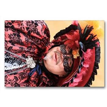 Kalvendo – Farbige Karnevalsmasken Leinwand 90x60 cm