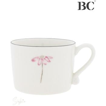 Keramiktasse Rosenblüte, Farbe Weiß – Bastion Collection