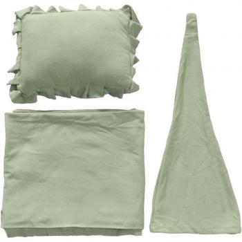 Ensemble de photographie infantile : 3 pièces avec casquette, enveloppe et coussin