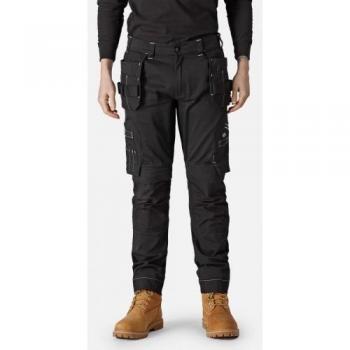 Dickies Herren Arbeitshose mit Holstern 38R grau/schwarz