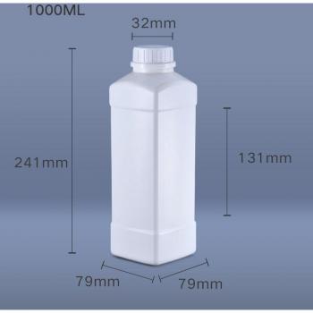 Conteneur HDPE vide étanche 1000ML