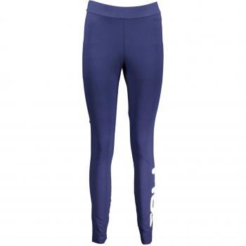 Fila Leggings Chic Blu con Logo XS