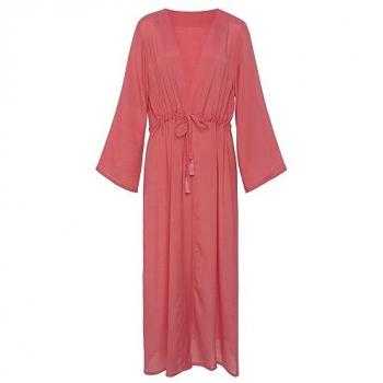 LASCANA Strandkleid, im Kimono-Style, langärmliges Sommerkleid, Kaftan