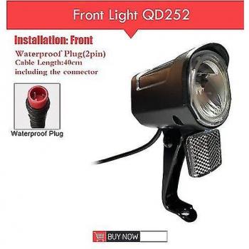 Luz Frontal LED con Conector a Prueba de Agua