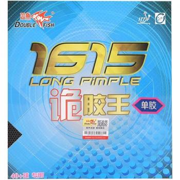 Caoutchouc de Ping-Pong Double Fish 1615 avec Longs Boutons et Rotation Arrière