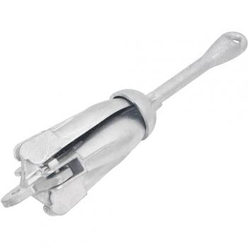 Ancla Plegable de Hierro Maleable Plateado 3.2 kg