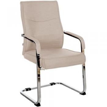 CLP Besucherstuhl Hobart I Ergonomischer Schwingstuhl mit Stoff