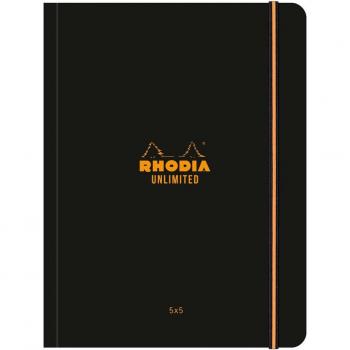 Rhodia Classic A5+ “Cuadriculado en Negro”