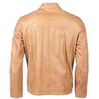 MUSTANG Bikerlederjacke Fabiano Herren Cognac Gr. 54