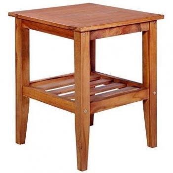Table Basse 40x40x50 cm en Teck vidaXL