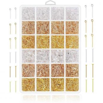 Pulsera DIY: Pin‑T 14–20 mm, 2400 Unidades