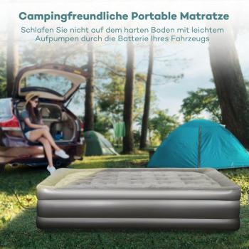 Sable TravelFit Queen – Aufblasbares Gästebett mit automatischer Elektrikpumpe