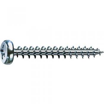 SPAX Universalschraube 4,0 x 30 mm, 1000 Stück, Kreuzschlitz Z2, Halbrundkopf