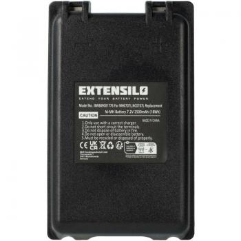 Extensilo Industrial Radio Power Cell – 7.2V 2500mAh NiMH for Autec Devices – Black