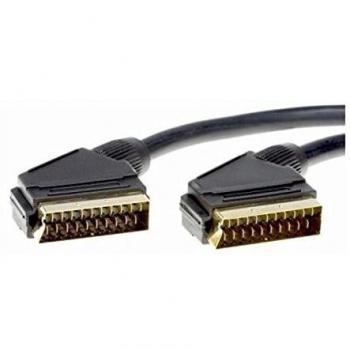 Telestar Profi Scart-Kabel 1,5m vergoldet und schwarz für beste Bildqualität