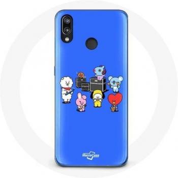 Coque Huawei P20 Lite BTS BT21 Tata Chimmy Cooky Rj Koya Shooky Mang