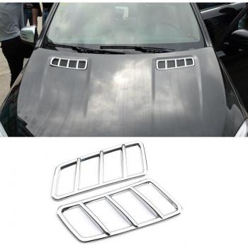 Mercedes Benz Chrome ABS Hood Engine Air Outlet Cover