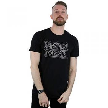 Marvel Men's Wakanda Forever Logo T-Shirt