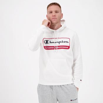 Felpa Cappuccio Bianco Champion Uomo L