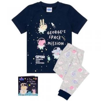 Pyjama Enfant Peppa Pig 2-3 Ans Marine