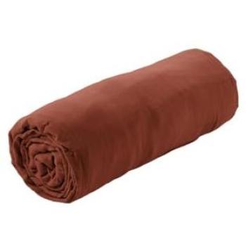 Ourea – Drap Housse en Tissu Gaze, Dimension 140×200 cm – Nuance Terre Côtière