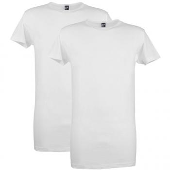 Alan Red T-shirts Derby Blancs Extra Longs (Lot de 2)