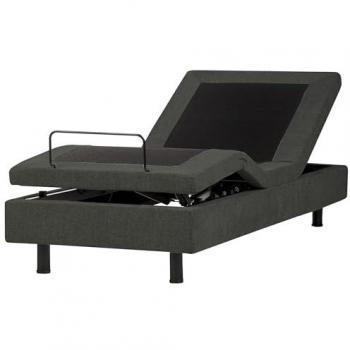 Dark Grey Electric Adjustable Bed – BELIANI Duke II