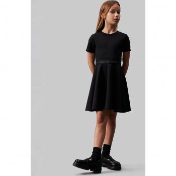 Calvin Klein Jeans Jerseykleid »PUNTO TAPE FIT FLARE SS