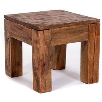 DESIGN DELIGHTS Mahagoni Couchtisch SQUARE 40, 40x40x40cm