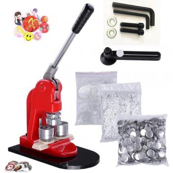 1 Inch Button Making Kit with 500 Tin Badges