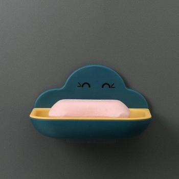 Creative Soap Dish with Sponge and Brush Holder