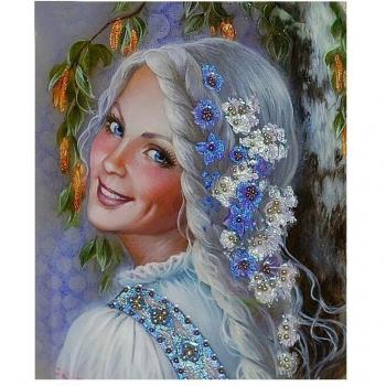 Arte a Strass: Fiore Donna 5D 20x30 cm