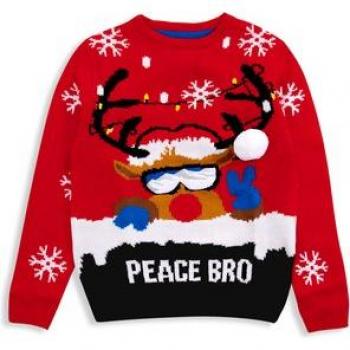 Threadboys Weihnachtszauber Rundhalspullover (1-tlg)