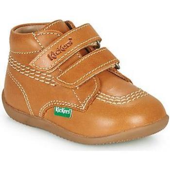 Kickers BILLY VELK-2 Boys' Brown High-Top Trainers