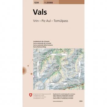 Bundesamt für landestopographi Swisstopo 1 : 25 000 Vals: Bun.1234