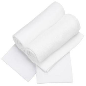 My Little World Baby's First Sleep Bundle: White Cot/Cot Bed with Organic Cotton Comfort Set