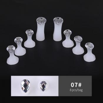 Diviseurs de doigts de pied en silicone – Accessoire manucure